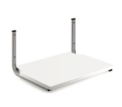 Gerätehalter inklusive weißer Spanplatte / Mikrowellenhalter / Kleingerätehalterung