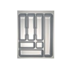 Besteckeinsatz NOBILIA-45 mit 7-Facheinteilung, B 359 x T 462 mm / Schubladeneinsatz