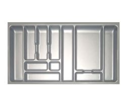Besteckeinsatz NOBILIA-90 mit 11-Facheinteilung, B 809 x T 462 mm / Schubladeneinsatz