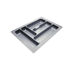 Besteckeinsatz-1, grau 40 cm (B 300-340 x T 440-490 mm) / Besteckeinsatz / Besteckkasten