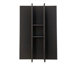 Besteckeinsatz Kvalito, für 400er Schrank, anthrazit, Rand zuschneidbar