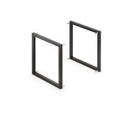 NABER 8051021 Cubo Grundrahmen Set, Regalsystem, schwarz matt