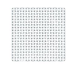NACHTMANN 81398 BOSSA NOVA Platte quadratisch 28 cm