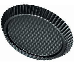 ZENKER Obsttortenform 28 cm mit Antihaftbeschichtung / Serie Black Metallic / Backform / Obstkuchenform 