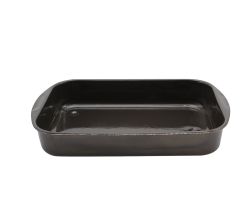 Karl Krüger Universal-Auflaufform emailliert schwarz, 36 cm