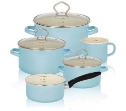 Karl Krüger 89566PAB Topf-Set Sylt 5-tlg., induktionsfähig / Kochtöpfe / Topfset