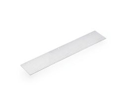 NABER 9015011 Wrasenschutzblech 1, L 450 mm MONTEC® silberfarbig