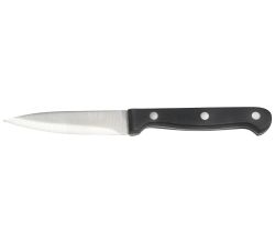 KESPER 90663 Schälmesser, Edelstahlklinge 9 cm, Kunststoffgriff