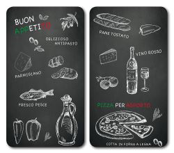 Multi - Glasschneideplatte 2er Set Ristorante / Herdabdeckplatten / Spritzschutz