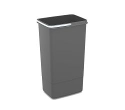 EKOTECH Ersatzeimer 26 Liter Abfallvolumen für MEGA und FREE JAZZ 30 Inox in oriongrau / Mülleimer