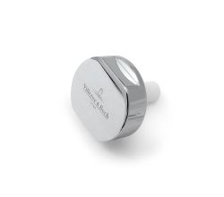 Abdeckkappe 94052561 rund - CHROM glänzend - für Doppeldrehgriff / Villeroy und Boch / Drehgriff