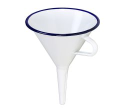 Trichter HUSUM aus Emaille, 13 cm / Einfülltrichter / Einmachtrichter / Marmeladen-Trichter / Karl Krüger