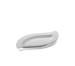 Schale Blatt 23 cm von Maxwell & Williams / White Basics / Servierschale / Servierplatte / Porzellanplatte