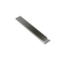Edelstahlblech mit Folienabreißkante und Befestigungsstife für Folienhalter EASY OPTION / Ersatzteil / Abreißschiene / Folienhalter / Folienhalterblech