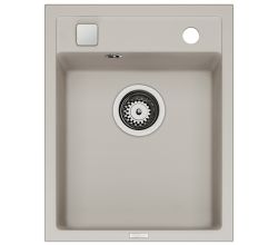 NABER Spüle ANGOLA 40 in MAGNOLIA mit Drehexcenterbedienung / Cin-Nagranit / Granitspüle