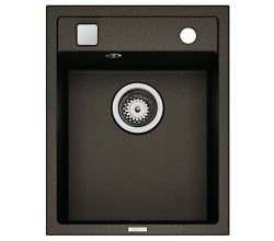 NABER Spüle ANGOLA 40 in LAVA mit Drehexcenterbedienung / Cin-Nagranit / Granitspüle