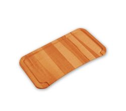 Arbeitsbrett aus Holz für systemceram KeraDomo Spüle VEGA ECK PLUS.