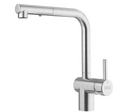 FRANKE Armatur ATLAS NEO aus Edelstahl 304 mit Auszugsbrause Slim / Einhebelmischer