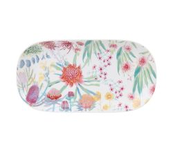 Maxwell & Williams AW0623 Platte 33 x 17 cm NATIVE BLOOMS oval, Porzellan, in Geschenkbox