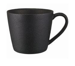 Maxwell & Williams AX0594 CAVIAR BLACK Becher 420 ml kegelförmig, Porzellan