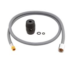 Ideal Standard Brauseschlauch Innengewinde 1/2 Zoll und Aussengewinde M15 x 1 / Ersatzteil