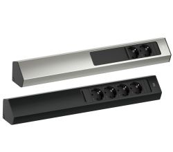 BACHMANN CASIA 2 Lang mit 4 Schuko-Steckdosen und Teleskopelement / Deutsche Norm