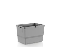ELCO CASE SELECT - Abfallbehälter 11,7 Liter - in QUARZGRAU aus Polypropylen / Eimer / Behälter