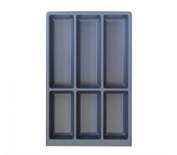 Besteckeinsatz SEPARADO 550 Schiefergrau B 300 x T 474 mm / Besteckkasten / Besteckeinsätze 