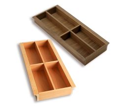 Besteckeinsatz 30er Schubl. B 218 x T 472 mm passend für Blum Tandem 16 mm Schubladen