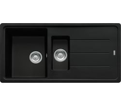 Franke Spüle BASIS BFG 651 mit Abtropfbecken aus Edelstahl / Ausschnitt 950 x 480 mm