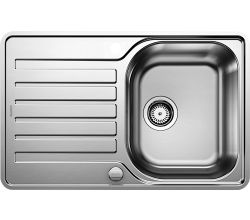 BLANCO Spüle LANTOS 45 S-IF Compact mit Ablauffernbedienung - Drehknopf / ab 45 cm Schrankbreite