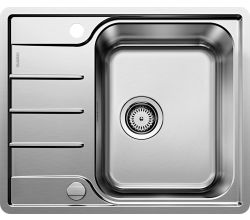 BLANCO Spüle LEMIS 45 S-IF Mini mit Ablauffernbedienung / ab 45 cm Schrankbreite