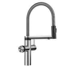 BLANCO 527656 Armatur CHOICE ICONA in Edelstahl gebürstet / Einhebelmischer / Mischbatterie