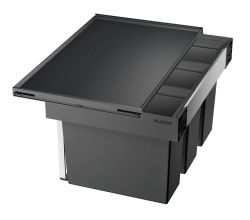 BLANCO 521472 FLEXON II 60/3 Abfallsystem 45 (3x15) Liter für 60 cm Schrankbreite / für Auszugsschubladen