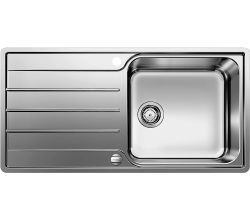 BLANCO 523035 Edelstahlspüle LEMIS XL 6 S-IF mit Excenterbedienung / Auflagespüle / Spüle