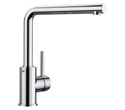 BLANCO 519414 Armatur MILA in CHROM mit Bedienhebel rechts / Einhebelmischer / Mischbatterie