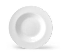 CreaTable - ITALIAN PARTY - Pastateller WHITE 29 cm aus Opalglas