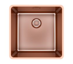 CARESSI CAPPMX40R20CO Spüle in COPPER ohne Hahnbank / ab 50 cm Schrankbreite / Einbauspüle / Edelstahlspüle