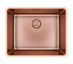 CARESSI CAPPMX50R20CO Spüle in COPPER ohne Hahnbank / ab 60 cm Schrankbreite / Einbauspüle / Edelstahlspüle