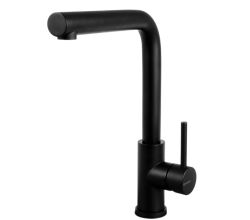 CARESSI Armatur 199371 SCHWARZ MATT mit Festauslauf / Einhebelmischer