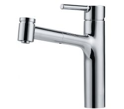 FRANKE Armatur CENTRO mit Auszugsbrause in CHROM / Einhebelmischer