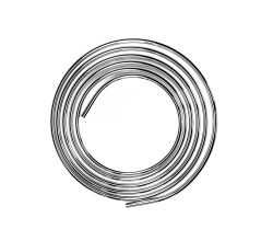 PUTEUS Kupferrohr verchromt in Ringform / Wasserrohr / Rohr / Wasserleitung / Kupferrohrspirale / Amaturenanschluss