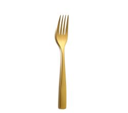 COMAS 6098 Tafelgabel BARCELONA GOLD Edelstahl 18/10 / PVD-Beschichtung / Gold-Finish