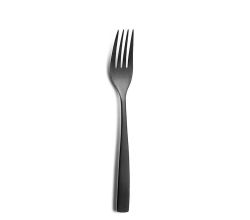 COMAS 6104 Tafelgabel BARCELONA SCHWARZ Edelstahl 18/10 / PVD-Beschichtung / Black-Finish