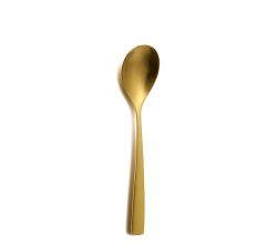 COMAS 6351 Dessertlöffel BARCELONA GOLD Edelstahl 18/10 / PVD-Beschichtung / Gold-Finish