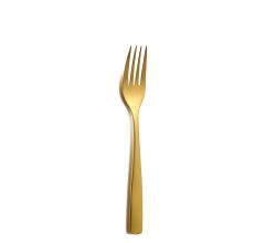 COMAS 6352 Dessertgabel BARCELONA GOLD Edelstahl 18/10 / PVD-Beschichtung / Gold-Finish