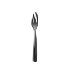 COMAS 6355 Dessertgabel BARCELONA SCHWARZ Edelstahl 18/10 / PVD-Beschichtung / Black-Finish