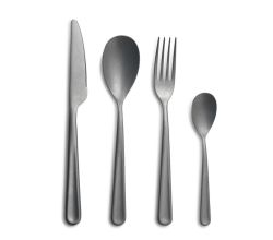 COMAS Besteck-Set LONDON VINTAGE, 24 Teile Edelstahl 18/10 / Tafelbesteck