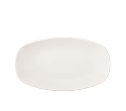COMAS MILENA ovaler Teller 34 cm, 6 Stück, Porzellan