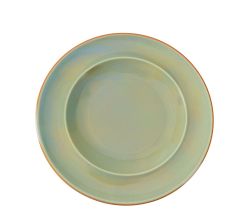 COMAS OLIVA Pasta-Teller 25 cm, 6 Stück, Porzellan